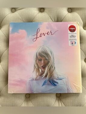 Taylor Swift Pastel Pink & Blue 'Lover' Album Cover Vinyl